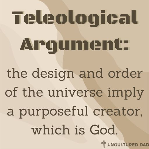 teleological argument, Doctrine of God